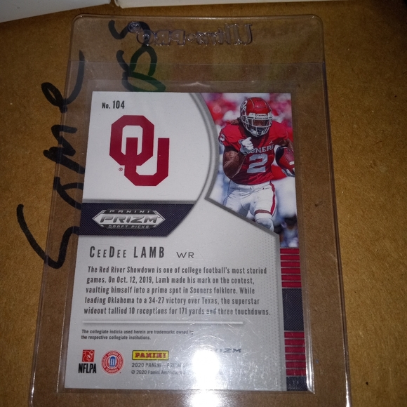 CeeDee lamb pink pulsar rookie - Picture 2 of 2